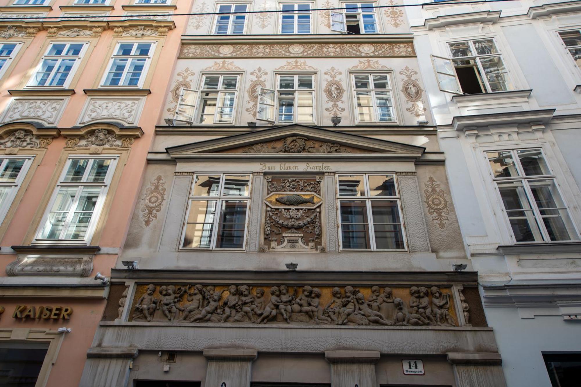 Zum Blauen Karpfen Apartment Vienna Luaran gambar